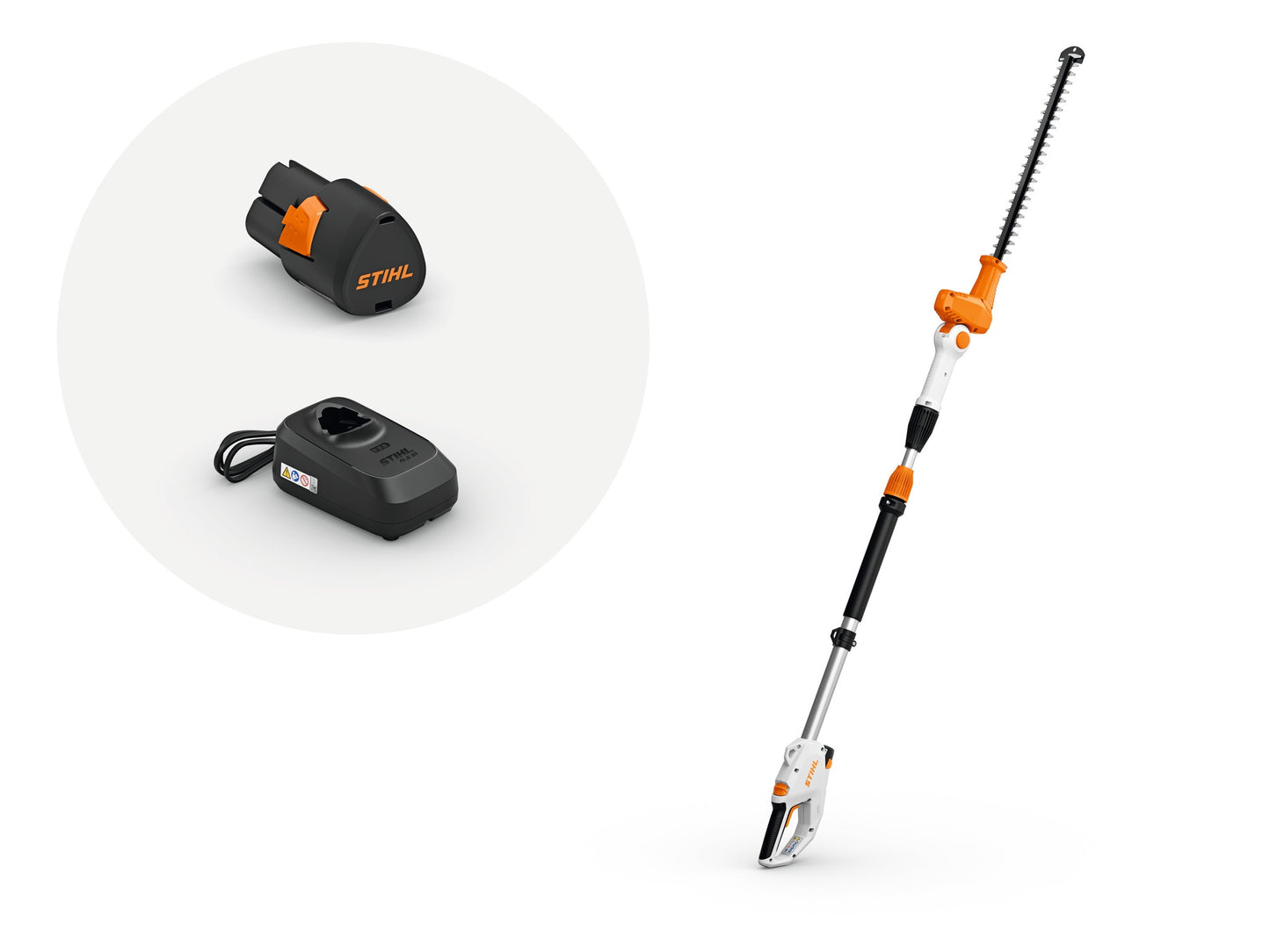 STIHL HLA 40.0 SET BATTERY POWERED EXTENDED HEDGE TRIMMER