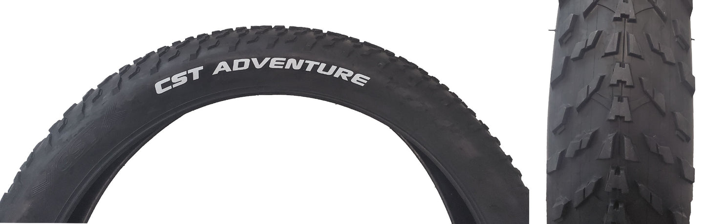 20x4 CST ADVENTURE KNOBBY TIRE BK/WIRE