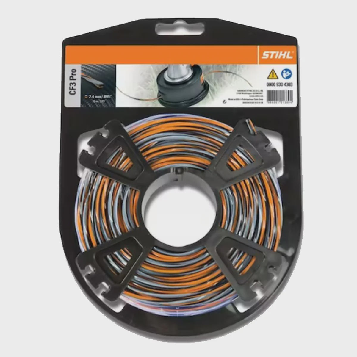 Stihl CF3 .095 Trimmer Line String - 0000-930-4303