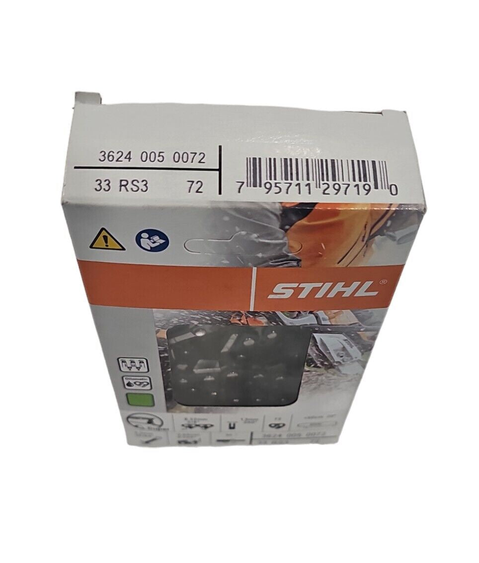 STIHL 20'' CHAINSAW CHAIN 3/8 .050 72X 33RS3