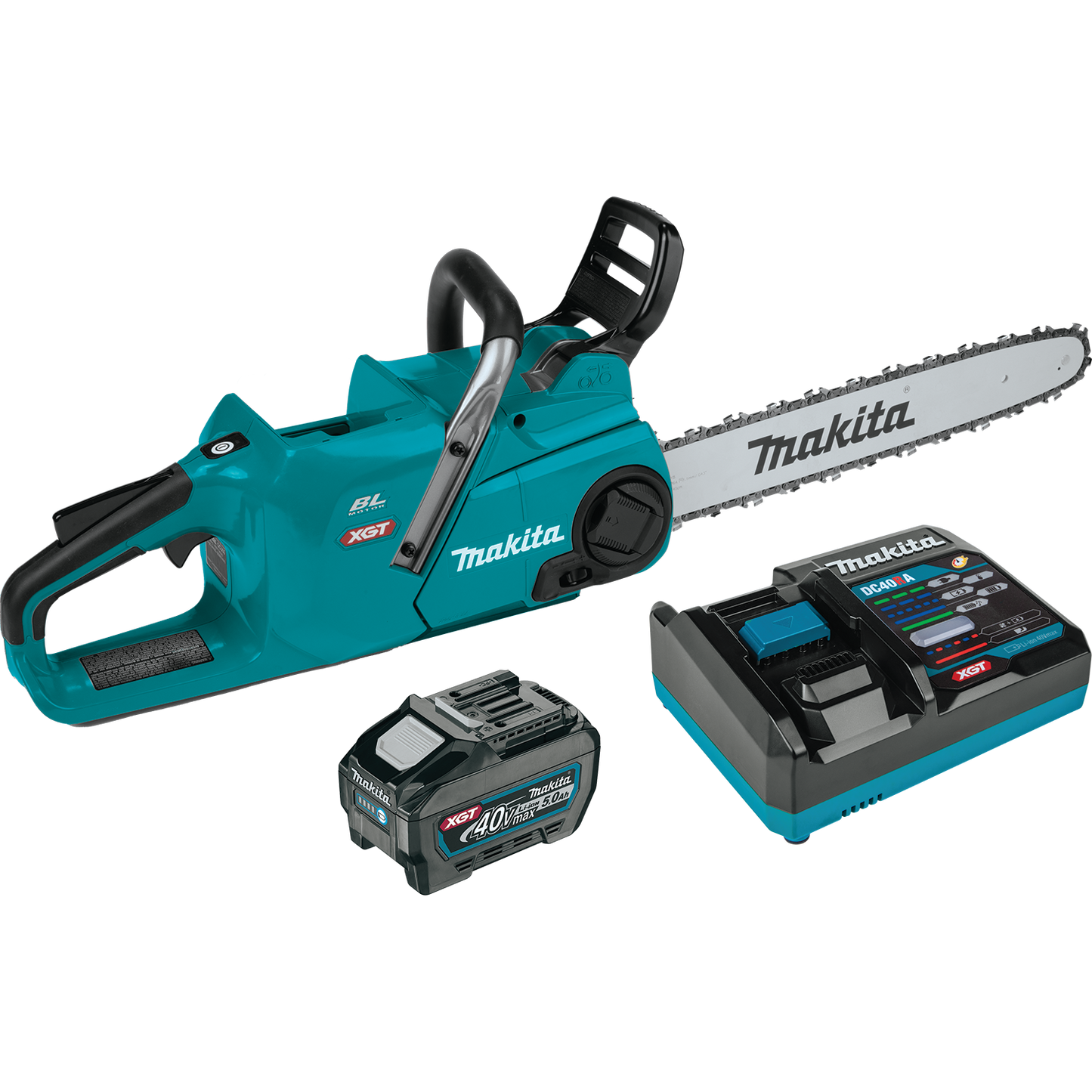 GCU06T1 MAKITA 18'' REAR HANDLE 40V BATTERY OPERATED CHAINSAW KIT