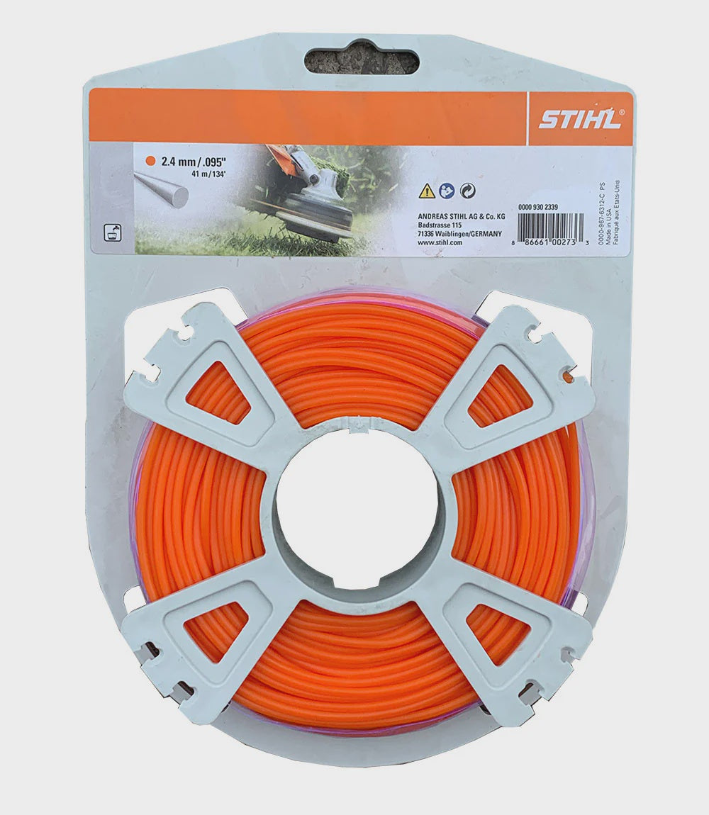 Stihl .095 Orange 1/2lb Round Line