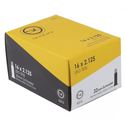 SUNLITE 16x2.125 Bicycle Inner Tube Schraeder