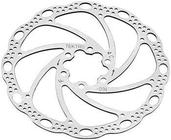 Tektro - TR160-22 Disc Rotor - 160mm, 6-Bolt, 1.8mm