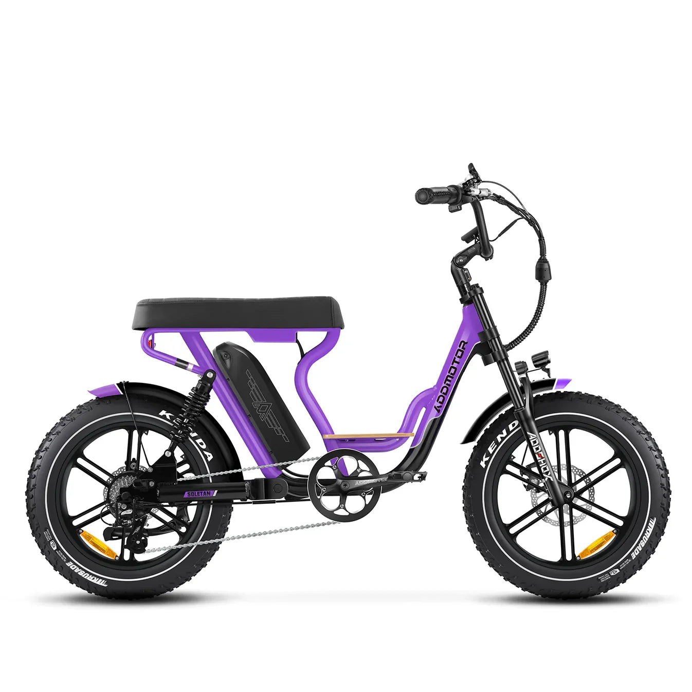 Soletan -  M-66X - Full Suspension Electric Moped Bike