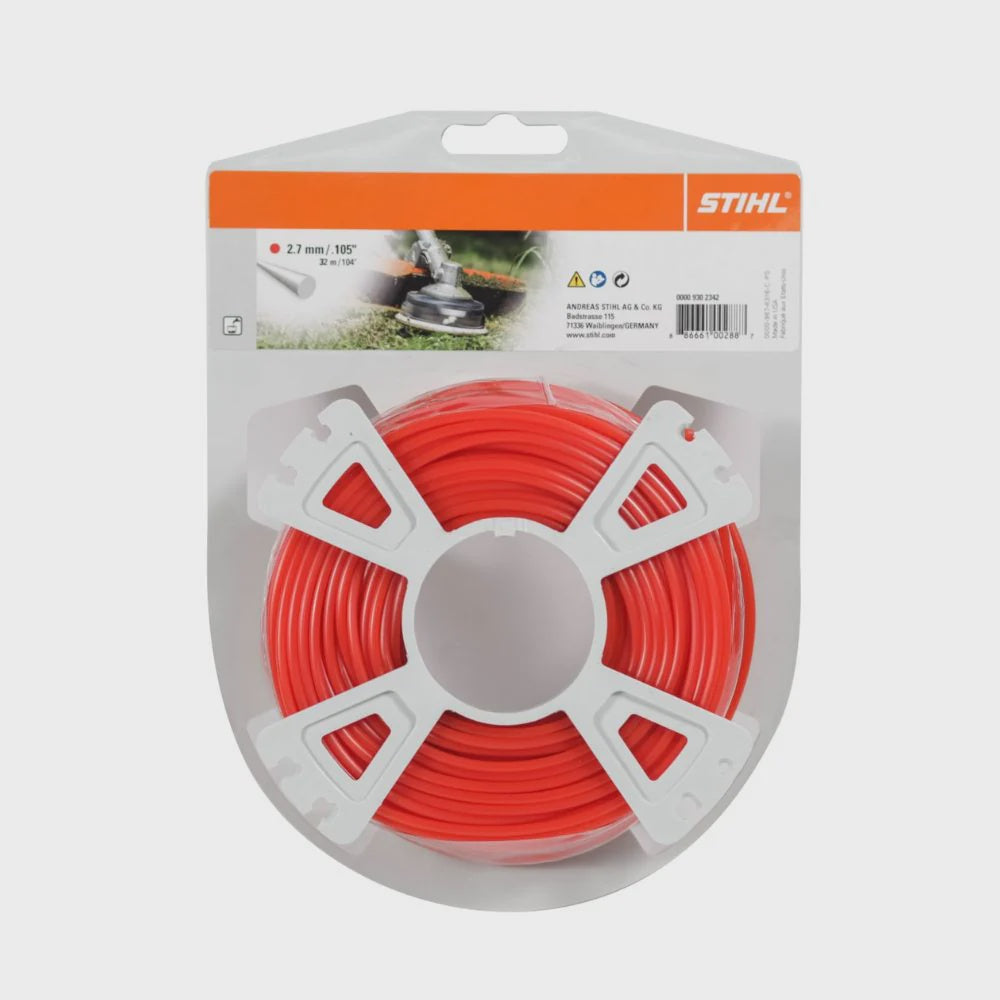 Stihl .105 Round Red Trimmer Line 1/2lb