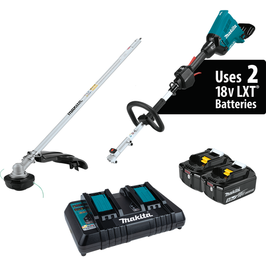 XUX01M5PT MAKITA 36V (18V X 2) LXT COUPLE SHAFT WITH STRING TRIMMER ATTACHMENT