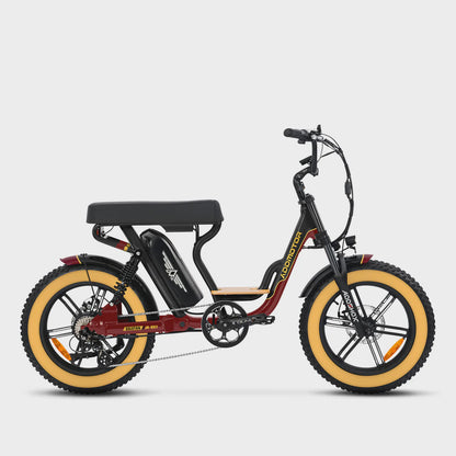 Soletan -  M-66X - Full Suspension Electric Moped Bike